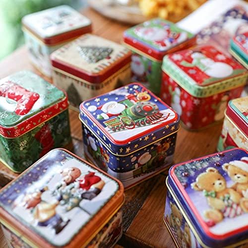 Nowhy Kardan Adam Karikatür Süsler Çerez Kutuları Noel Şeker Kavanozu Hediye Kutusu Noel Malzemeleri saklama kutusu Şeker Kutusu