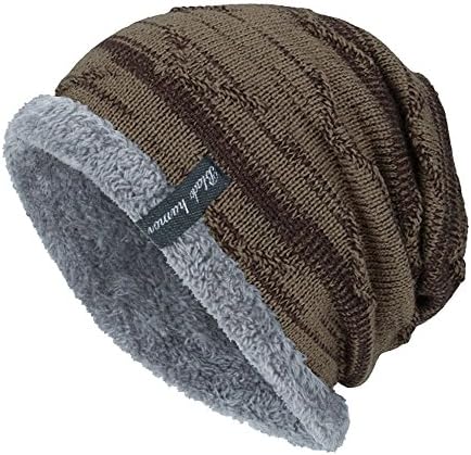Fortery Örgü Hımbıl Bere şapka Kadınlar için Büyük Boy Sıcak Kış Şapka Baggy Kayak Kap