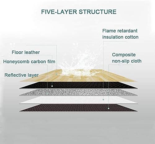İsıtma Pedi, Karbon Kristal ısıtma ayak ısıtıcı Mat, Bej Beyaz Farklı Boyut Sıcak Ped/ Kremsi / Beyaz / 80x100 cm