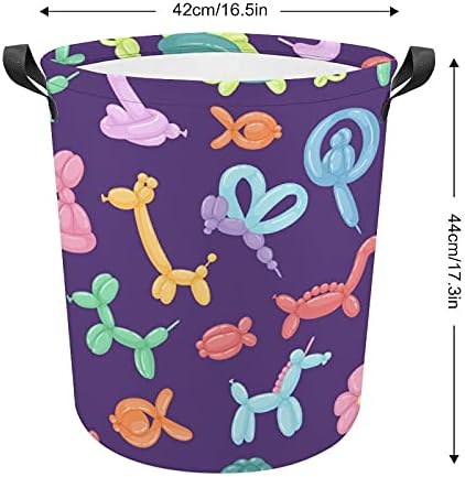 Renkli Bulutlar Çamaşır Sepeti Katlanabilir Su Geçirmez Taşınabilir Yatak Odası Banyo Dolabı Elbise oyuncak saklama kutusu