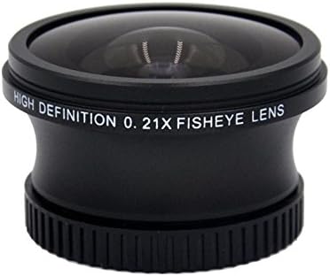 Sony DCR-DVD505 0.21 x Yüksek Dereceli Balık Gözü Lensi ( 180 ° Diyagonal Görüş Açısı) + Basamak Halkası ( 30mm-37mm) + Nwv