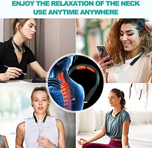 Elektrikli Darbe Boyun masajı ağrı kesici için, Boyun masajı ısı ile 5 modları 16 Seviyeleri şarj edilebilir akülü taşınabilir