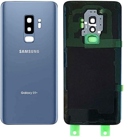 Arka Kapak Cam samsung için yedek Galaxy S9 + Artı G965 Tüm Taşıyıcılar ile Önceden Yüklenmiş Kamera Lens, tüm Yapıştırıcı