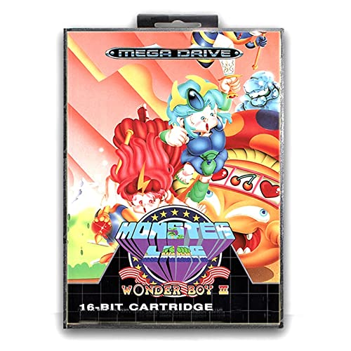 Lksya Wonder Boy III Kutusu ıle Sega 16 Bitlik MD Oyunu Kart ıçin Mega Drive ıçin Video Genesis Konsolu