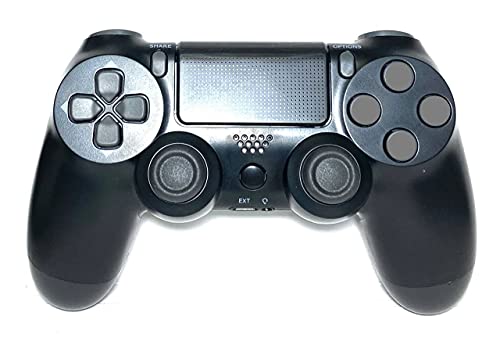 Siyah Kablosuz Uzaktan Kumanda ile Çift Titreşim Joystick ile Uyumlu Playstation 4 / Slim/Pro / PS4 Konsolu ile şarj kablosu