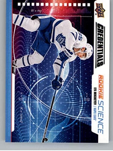 2019-20 Üst Güverte Kimlik Bilgileri Çaylak Bilim Hokeyi RS-14 Ilya Mikheyev Toronto Maple Leafs UD Şirketinden Resmi NHL
