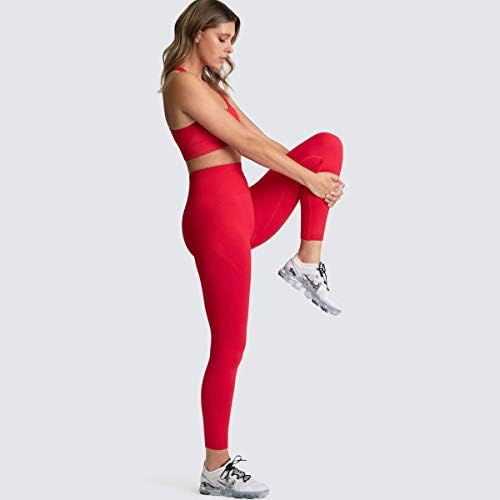 Beaufident kadın Dikişsiz Egzersiz Seti 2 Adet Nervürlü Spor Sutyeni Yüksek Bel Şort Legging Yoga Kıyafeti Eşofman