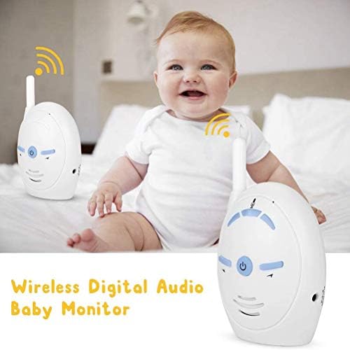 Newooh Dijital Ses Bebek Monitörü 2.4 GHz Kablosuz Dijital Ses Interkom Dadı Monitör Bebek Güvenliği için