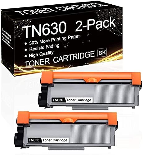 2 Paket TN-630 Siyah TN630 Uyumlu Toner Kartuşu Değiştirme için Brother HL-L2300D HL-L2305W HL-L2315DW HL-L2320D MFC-L2680W