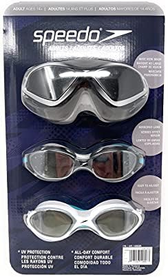Speedo Yüzme Gözlükleri, Yetişkin 3'lü Paket