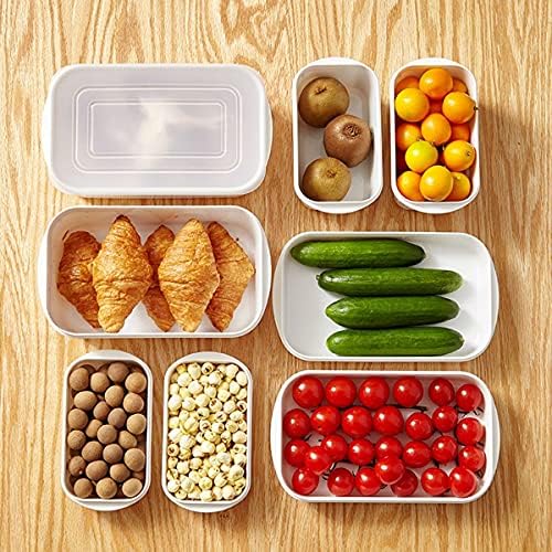 MAOMEİ gıda saklama kabı Kapaklı Plastik gıda kapları Istiflenebilir Taşınabilir Dondurucu saklama kapları - Tepsi tutmak için