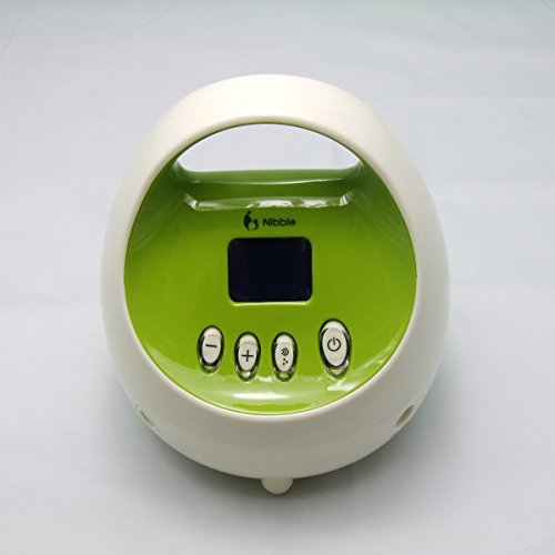 Bezi Nibble Tek Elektrikli Göğüs Pompası Emzirme Pompası Hemşirelik Anneler için BPA Ücretsiz, yeşil, LCD Ekran ve Kompakt