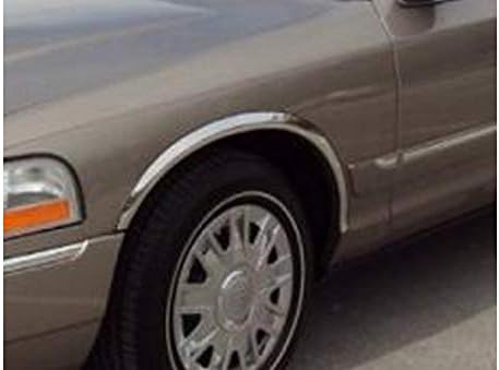 QAA uyar 2003-2010 Ford Crown Victoria, 2003-2010 Mercury Grand Marquis-GS 4 adet Kalıplı Paslanmaz Çelik Jant İyi Çamurluk