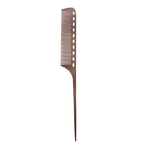 BYBYCD Saç Combs Anti-statik Kuaförlük Combs Alüminyum Düz Saç Fırçaları At Kuyruğu Tarak Saç Bakımı Şekillendirici Aracı(1)