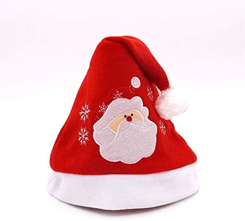 ChenCheng Noel Şapka Tatil Dekorasyon çocuk Hediyeleri Parti Elbise Up, yetişkin Işlemeli Santa Şapka 3 Paket Noel utenciles