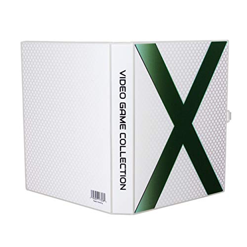 UniKeep Xbox Temalı Video Oyun Çantası-10 Disk ve Grafik Kitapçığı Saklar (Beyaz)
