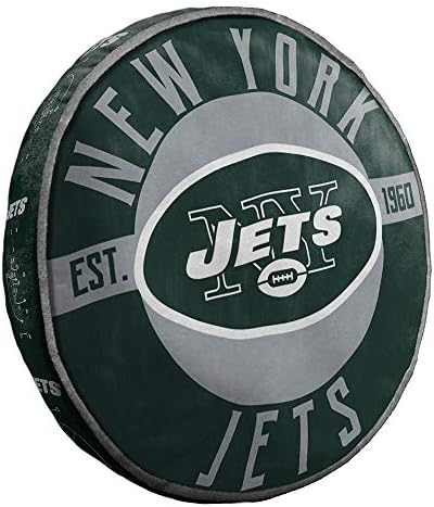 Northwest 1NFL148000015RET Company New York Jets 15 Seyahat Bulut Yastığı, Bir Boyut, Çok Renkli
