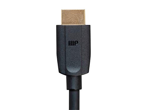 Monoprice DynamicView Ultra 8K HDMI Kablosu-1,5 Fit-Siyah / Yüksek Hız, 48 Gbps, Dinamik HDR, eARC
