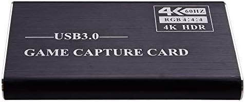 NK-S41 USB 3.0 HDMI 4 K HD Video Yakalama Kartı Cihazı (Renk: Siyah)