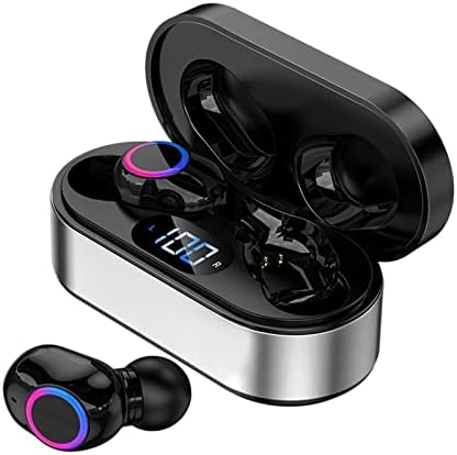 TWS Bluetooth 5.2 Kablosuz Kulaklık Kulaklık Dokunmatik Kontrol Kulaklık Stereo Spor Led Ekran oyun kulaklığı ile Taşınabilir