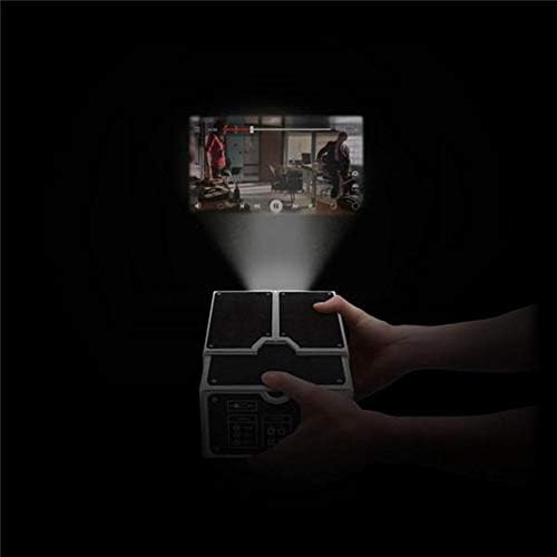 3D projektör karton Mini Smartphone projektör ışık yenilik ayarlanabilir taşınabilir sinema ev sineması
