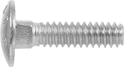 Hillman 240093 Taşıyıcı Cıvata, 5/16 x 2-1 / 4-İnç, Çelik, Çinko Kaplama, Gümüş, 100'lü Paket