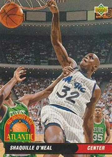 1992-93 Üst Güverte Basketbol Tüm Bölüm Takımı 1 Shaquille O'NEAL Orlando Magic Resmi UD NBA Ticaret Kartı