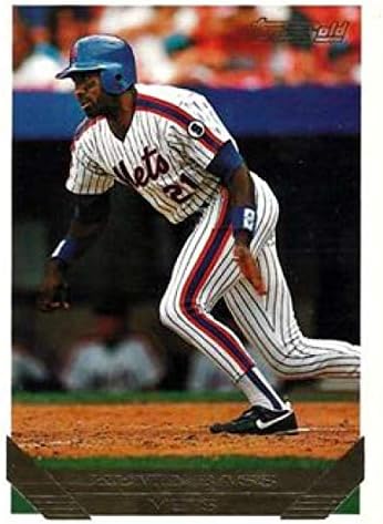 1993 Topps Altın Beyzbol 672 Kevin Bass New York Mets Topps Şirketinden Resmi MLB Ticaret Kartı