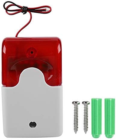 Kablolu Alarm Strobe Siren, Yangına Dayanıklı Yüksek Desibel Dahili LED Kablolu Strobe Siren için Dükkanlar için Ev Güvenlik