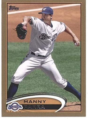 2012 Topps Güncelleme Altın US51 Manny Parra Milwaukee Brewers MLB Beyzbol Kartı / 2012 NM-MT