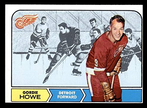 1968 Topps 29 Gordie Howe Detroit Kırmızı Kanatlar (Hokey Kartı) VG / ESKİ Kırmızı Kanatlar