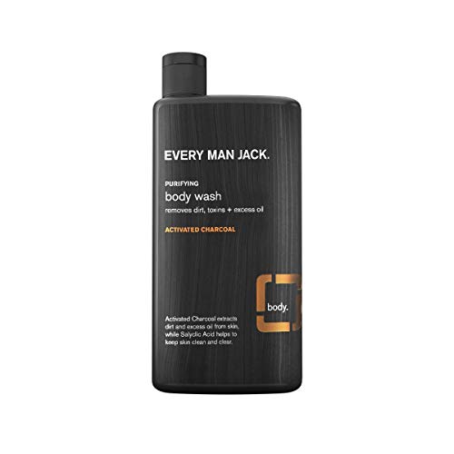 Her Erkek Jack Aktif Kömür Vücut Kiti-Temiz Malzemeler ve İnanılmaz Kokularla Bakım Temelleri-Vücut Yıkama, 2'si 1 arada Şampuan
