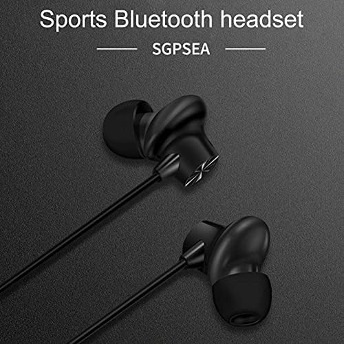LUYANhapy9 Bluetooth 5.0 Gerdanlık Kulaklık, G03S Stereo Kulaklık Kulak ABS Manyetik kablosuz Kulaklık Spor Gürültü Iptal Spor