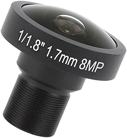 Balıkgözü Lens, 1.7 mm 1/1.8 in M12x0.5 8MP Balıkgözü Lens Kamera Lens için Spor Kamera