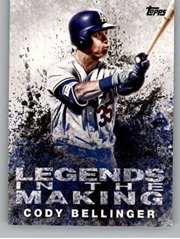 Yapım Serisinde 2018 Topps Efsaneleri Bir LTM-CB Cody Bellinger Los Angeles Dodgers Resmi MLB Beyzbol Ticaret Kartı Ham (NM