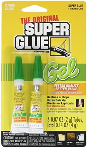 Orijinal SuperGlue SGG22-12 Kalın Jel Süper Tutkal Tüpü (Çift Paket)