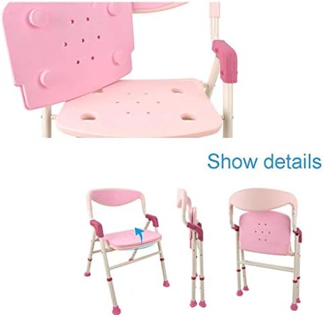 FXLYMR Duş Sandalyeleri Sandalyeler Banyo Tabureleri Hamile Kadınlar Engelliler Yaşlılar Yüksekliği Ayarlanabilir Bacaklı Yastıklı
