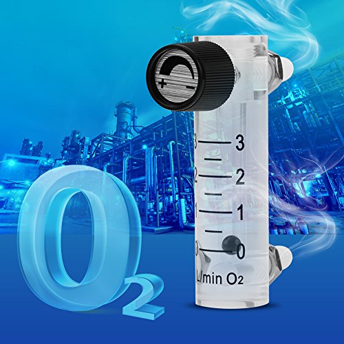 LZQ-2 Debimetre 0-3LPM Hava Debimetre Gaz Debimetre için Kontrol Vanası ile Oksijen / Hava/Gaz