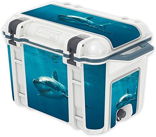 MightySkins (Soğutucu Dahil Değildir) OtterBox Venture 45 qt Cooler - Shark ile Uyumlu Cilt / Koruyucu, Dayanıklı ve Benzersiz