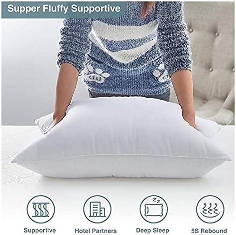 HJUIK Uyku Yastıklar Aşağı Alternatif Yastık Boyun Omurga Koruma Yastık Yatak Yastıklar Yavaş Ribaund Pamuk Kapak (Renk: Beyaz,