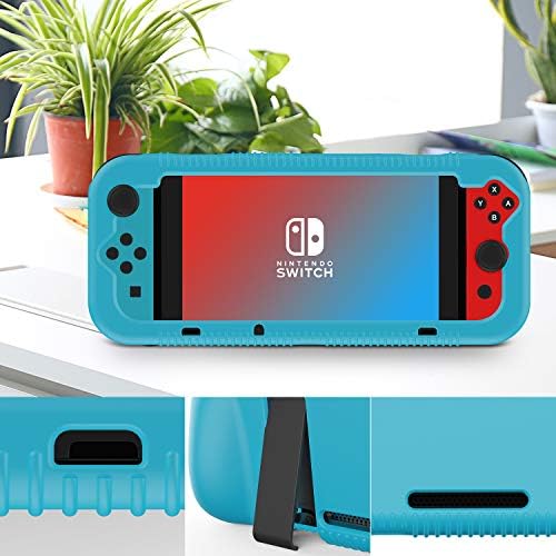 Nintendo Switch Kılıfı için Yastıklama,Ergonomik Kavrama Tasarımı, Şok Emilimi ve Çizilmez Yumuşak Koruyucu Kılıf