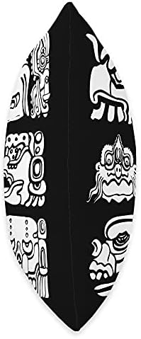 Maya Sembolleri Inspired Inca Sembolleri Ilgili Hiero Maya Inspired Inca Sembolleri Ilgili Hiyeroglifler Des Atmak Yastık,