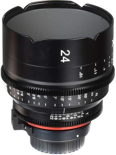 ROKİNON tarafından XEEN 24mm T1.5 Profesyonel Cine Lens için PL Dağı + Rode VideoMicro Kompakt On-Kamera Mikrofon ile Şok Dağı
