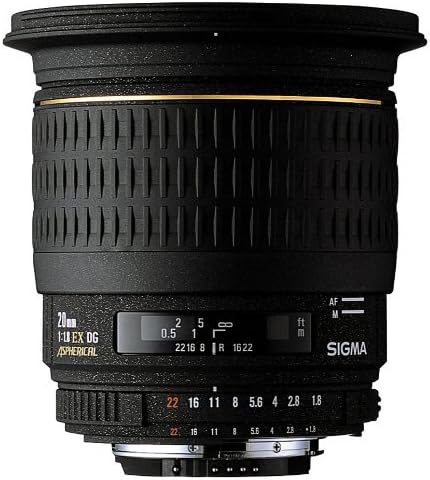 Sigma 20mm f / 1.8 EX DG RF Asferik Geniş Açı Lens Sigma SLR Kameralar için