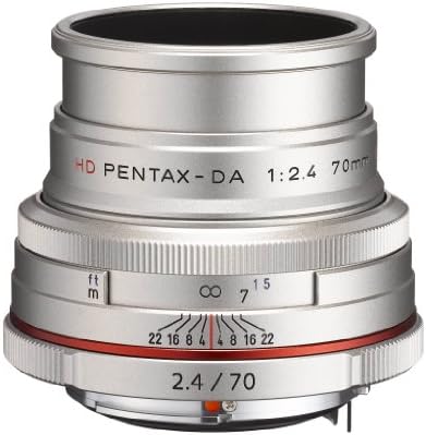 Pentax K-Mount HD DA 70mm f / 2.4 70-70mm Pentax KAF Kameralar için Sabit Lens (Sınırlı Siyah)