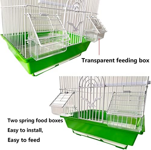 Kuş Kafesi Papağan Kafesi Ekonomik Kuş Kafesi Taşınabilir ve Asılabilir Küçük Kuş Kafesi