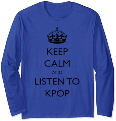 Sakin ol Dinle K-POP Uzun Kollu T-Shirt Kore Pop