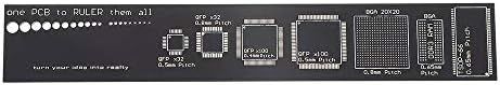 Arduino için-HENG Modülü Kitleri Aksesuar 15 cm Çok Fonksiyonlu PCB Cetvel Ölçme Aracı Direnç Kondansatör Çip IC SMD Diyot