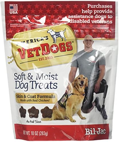 Bil-Jac (6 Paket) Amerika'nın Veteriner Köpekleri Deri ve Ceket Köpek Muameleleri, Her Biri 10 Ons