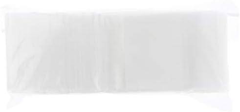 Plymor Ağır Hizmet Tipi Plastik Yeniden Kapatılabilir Fermuarlı Çantalar w / Beyaz Blok, 4 Mil, 2 x 3 (100'lü Paket)